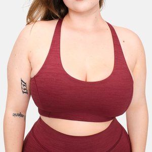 Outdoor Voices Doing Things Bra Rhubarb